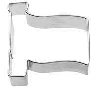 RBV Birkmann Birkmann 1010691110 Stampino per Biscotti a Forma di Bandiera, in plastica, Grigio, 5 x 3 x 2 cm
