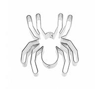 RBV Birkmann Birkmann 1010714310-Stampino a Ragno, 9 cm, in plastica, Grigio, 5 x 3 x 2 cm