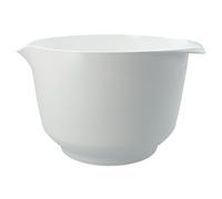 RBV Birkmann, Colour Bowls, ciotola per miscelazione e servizio, bianco milky, 17,5 × 22 × 13 cm, 2 l, PET riciclabile, Colour Kitchen, resistente ai graffi, lavabile in lavastoviglie e adatta al