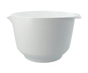RBV Birkmann, Colour Bowls, ciotola per miscelazione e servizio, bianco milky, 17,5 × 22 × 13 cm, 2 l, PET riciclabile, Colour Kitchen, resistente ai graffi, lavabile in lavastoviglie e adatta al