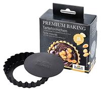 RBV Birkmann Premium Baking, Pirottini per torta, Ø 10 cm, 6 scomparti, con fondo di sollevamento, eccellente rivestimento antiaderente di marca, con ricetta