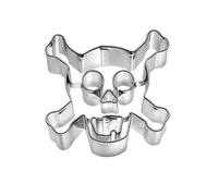 RBV Birkmann Stampo per tagliare la pasta a forma di teschio, in acciaio INOX, 7 cm