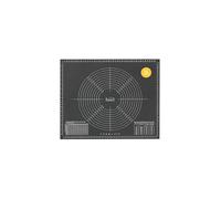 RBV BIRKMANN Tappetino da pasticceria con scala graduata 45x55cm silicone nero