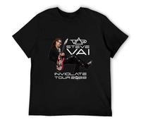 RBYSV GUI KE T-shirt-STEVE-VAI-INVIOLATE-TOUR-Concert-Album-Adult-S-5XL-Youth-Toddler Black
