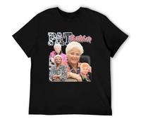 RBYSV Pat Butcher Homage T-Shirt - Tshirt Mens T Shirt Vintage Eastenders Tee Black Colour23 L