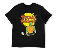 RBYSV The Toxic Crusaders 80s Cartoon Troma Short Sleeve Tee Black