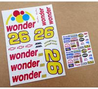 RC 10th Scala Decal & Sticker Nascar “Talladega Nights Ricky Bobby” Wonder