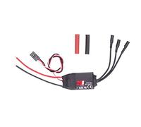 RC 20A Brushless ESC Speed Controller High Performance Stable Flight Professional Grade Electronic Components Black Color for RC Drone Airplanes Accessory