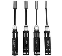 RC 4 Pz Cacciavite Esagonale Dado Esagonale Chiave a Bussola Chiave a Ruota 4.0/5.5/7.0/8.0MM Per E RC Aerei Quadcopter Fpv Drone