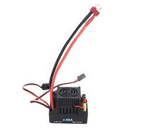 RC 80A Brushless Waterproof ESC, High Performance Electronic Speed Controller for 1/8 RC Car Upgrade, Stable Conduction, Load Capacity, Power Usation, Resistive Current, Heat D