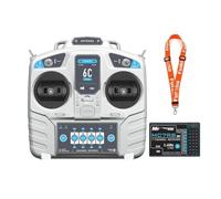 RC accessori per elicotteri For MicroZone MC6C Mini V2 2.4G 6CH Trasmettitore Controller con Ricevitore Sistema Radio for RC Aereo Drone Multirotore Elicottero Barca Accessori sostituibili ( Size : Ri