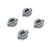 Rc Aggiorna Parti Per Zero-Z Per Mini-Z MR-03 Conversione Ruota Ruote Per AWD Parti Modifica Riparazione Convertitore Aggiornamento In Metallo(Grey)