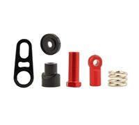 RC Aggiornamento Compatibile Con Axial Per SCX6 1/6 RC Crawler Auto Aggiornamenti Parti Accessori Metallo Servo Saver A 2 Velocità Set AXI252025 Per Il Nero