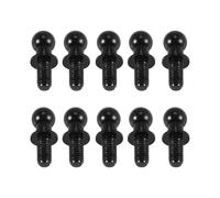 RC Aggiornamento Compatibile Con Tamiya Per TT01 Per TT02 D5 1/10 RC Drift Car Parts Per Universal 10 Pezzi M3 Viti A Testa Sferica Esagonale In Metallo Nere