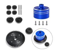 RC Aggiornamento Compatibile Con Tamiya Per TT02 Per TT02B XV02 1/10 RC Parti Di Automobili Accessori In Metallo Cassa Differenziale In Acciaio Spur Gear Set Di Ingranaggi Principali