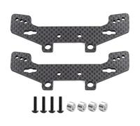 RC Aggiornamento Compatibile Con Tamiya Per TT02 TT02R 1/10 RC Car Upgrade Parts Piastre Per Torre Ammortizzatori Anteriori E Posteriori In Fibra Di Carbonio