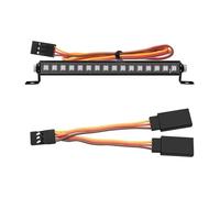 RC Aggiornamento Compatibile Con TRX4-M 1/18 RC Crawler Car Upgrade Parts Replacement Accessories Metal 16 Light 8 Modes Roof Light Bar Roof Lamp