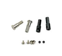 RC Aggiornamento Compatibile Con WPL D12 1/10 RC Auto Parti Di Aggiornamento Metallo 5mm Mozzo Ruota Anteriore Adattatore Esagonale Combinatore Adattatore Per Albero Asse Posteriore