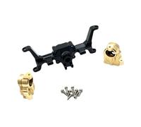 RC Aggiornamento Parte Per Fms Per Xiaoqi FCX24 1/24 RC Auto Aggiornamenti Pezzi Ricambio Aggiornamento In Metallo CNC Processo Alloggiamento Dell'asse Anteriore In Ottone Tazza Dello Sterzo(Black)