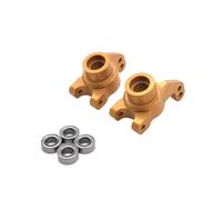 RC Aggiornamento Parte Per LC Per Racing Per WLtoys Per 144010 144001 144002 124017 124016 124018 124019 1/14 RC Parti Di Automobili Aggiornamento Del Metallo Cuscinetto Tazza Posteriore(Yellow)