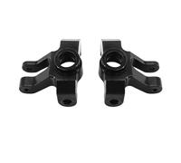 RC Aggiornamento Parte Per Mn128 Per Model Mn86 G500 Per Scala 1/12 Per I Giocattoli Rc Crawler Auto Assale Anteriore Sterzo Tazza Metallo Parti Aggiornamento Accessori Di Controllo Remoto(Black)