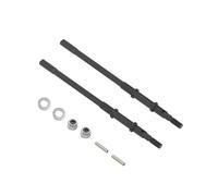 RC Albero di Trasmissione Compatibile Con Wrangler Per Axial Per SCX10-II 90046 90047 1/10 RC Cars Ricambi CVD Albero Di Trasmissione Dogbone Assale Impieghi Gravosi Anteriore E Posteriore AR44(Black,