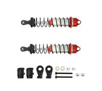 RC Ammortizzatore Per Arrma Per Kraton Per Notorious Per Outcast 6S Per Blx Ara330622 2 Pezzi Ammortizzatori Posteriori Metallo Ricambi E Accessori Per Auto RC Sostituzione Aggiornamento(Red)