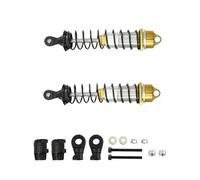 RC Ammortizzatore Per Arrma Per Kraton Per Notorious Per Outcast 6S Per Blx Ara330622 2 Pezzi Ammortizzatori Posteriori Metallo Ricambi E Accessori Per Auto RC Sostituzione Aggiornamento(Yellow)