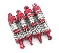 RC Ammortizzatore Per MJX 14210 14209 1/14 4 Pezzi Ammortizzatore A Pressione Dell'olio In Metallo Telecomando Parti Del Veicolo Accessori Aggiornamento Sostituzione E Utilizzo(Red)