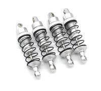 RC Ammortizzatori Compatibile Con Arrma Per Granite Per Grom Per Typhon Per Mini Per Mojave 1/16 1/18 1/14 RC Auto Ricambi Idraulici In Metallo Ammortizzatore(Silver)