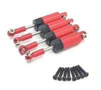 RC Ammortizzatori Compatibile Con HS 18301 18302 18311 18312 18321 18322 RC Auto Aggiornato Parti Di Modifica Idraulico In Metallo Ammortizzatore(Red)