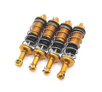 RC Ammortizzatori Compatibile Con MJX Per Hyper Go 14301 14303 14302 1/14 RC Auto Ricambi Aggiornati 4 Pezzi Olio Metallico Idraulico Ammortizzatore(Yellow)
