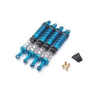 RC Ammortizzatori Compatibile Con MN 999 1/10 RC Auto Aggiornamento Modificato Accessori Metallo Esterno Per Molla Ammortizzatore Idraulico(Blue)