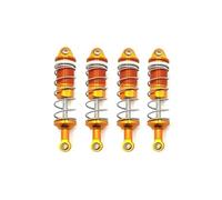 RC Ammortizzatori Compatibile Con RACING PTG2 PTG2R 1/10 Telecomando Auto Miglioramento Accessori Parti Metallo Idraulico Ammortizzatore(Yellow)