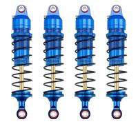 RC Ammortizzatori Compatibile Con Traxxas Per Mini Per Maxx 1/16 RC Auto Aggiornamento Accessori Per Modifiche Ricambi 4 Pezzi Ammortizzatori In Lega Di Alluminio(Blue)