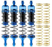 RC Ammortizzatori Compatibile Con Traxxas Per Mini Per Maxx Per XRT Per TRX4 Per SCX10 1/10 1/16 RC Auto Ricambi 92mm Molle Ammortizzatore(Blue)