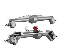 RC Assale Per Axial Per Capra 1.9 Per UTB AXI03004 Per Buggy F9 Per Wraith 90018 RR10 1/10 RC Crawler Portale Anteriore Posteriore Interamente Metallo Parte Aggiornamento(Gray,Set)