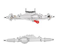 Rc Assale Per Axial Per Wraith 90018 RR10 1/10 CNC A Forma Per Diamante In Alluminio Completo Assale Anteriore Posteriore RC Crawler Per Rock Per Racer Parti Di Aggiornamento(Silver,Set)