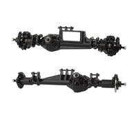 RC Assale Per Axial RBX10 Per Ryft 1/10 Set Di Montaggio Assale Anteriore E Posteriore In Lega Di Alluminio Per Aggiornamenti RC Cralwer(Black,Set)
