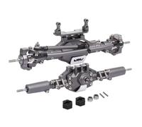 RC Asse dell'auto Compatibile Con Axial Per SCX10 II 90046 90047 RC Crawler Truck Assale Anteriore Posteriore In Lega Di Alluminio Ponte RC Assale RC Ricambi RC