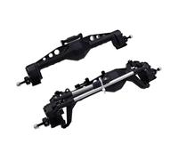 RC Asse dell'auto Compatibile Con Axial SCX10 AXI03007 1/10 RC Crawler Truck Aggiornamento CNC Alluminio Anteriore E Posteriore Portal Axle Supporti Superiori Regolabili(Black,Rear and Front)