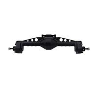 RC Asse dell'auto Compatibile Con Axial SCX10 AXI03007 1/10 RC Crawler Truck Aggiornamento CNC Alluminio Anteriore E Posteriore Portal Axle Supporti Superiori Regolabili(Black,Rear)