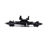 RC Asse dell'auto Compatibile Con Axial SCX10 II 90046 90047 D90 CNC In Lega Di Alluminio Anteriore E Posteriore Assale 1/10 RC Per Rock Crawler Parti Di Aggiornamento(Black,Front)