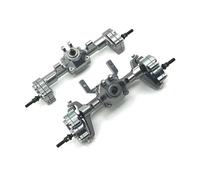RC Asse dell'auto Compatibile Con FMS Per FCX24 Per Xiaoqi Per Crusher 1/24 RC Car Parts Aggiornamento In Metallo Anteriore Posteriore Portale Ponte Assale Differenziale Gruppo