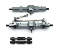 RC Asse dell'auto Compatibile Con WPL C74 1/16 C14 C24 C34 C54 B14 B24 1/10 RC Car Accessori Per Parti Di Ricambio: Set Di Assale Anteriore E Posteriore In Metallo E Albero Di Trasmissione