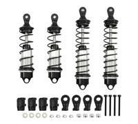 Rc Auto Amortisseur Per Arrma 1/7 1/8 Per Mojave EXB Per Typhon Per Talion 4 Pezzi/set Anteriore E Posteriore Ammortizzatore Auto Parti Aggiornamento Hop-up(Black)