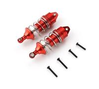 Rc Auto Amortisseur Per Arrma Per Vendetta 3S Per Infraction 1/8 2 Pezzi Ammortizzatori In Metallo Riempiti D'olio Anteriori E Posteriori Da 70 Mm Accessori Per Auto RC Ricambio Per Uso(Red)