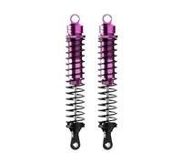 Rc Auto Amortisseur Per HSP Per Axial Per Kyosho Nanda Per Traxxas 1/8 Anteriore Posteriore 80-110mm 90-130mm RC Ammortizzatore Olio Lega Alluminio Camion RC Parte(Rear-Purple 2Pc)
