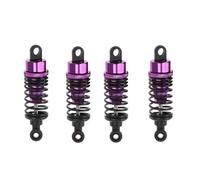 Rc Auto Amortisseur Per HSP Per Redcat Per HPI 1:10 2 Pezzi Pezzi In Metallo 60Mm Ammortizzatore Drift Corse Ricambi Auto RC Accessori Aggiornamento Sostituzione Uso(Purple,4pcs)