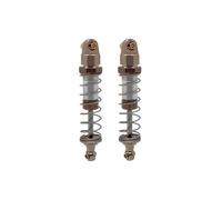 Rc Auto Amortisseur Per Hyper Per GO Per MJX 1/12 H12Y Ammortizzatore Regolabile Olio Morbido E Duro Sistema Idraulico Parti Aggiornamento In Metallo Rc Auto Camion(Champagne)